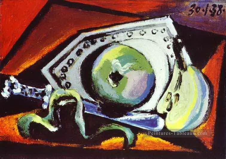 Nature morte 1938 cubist Pablo Picasso Peintures à l'huile